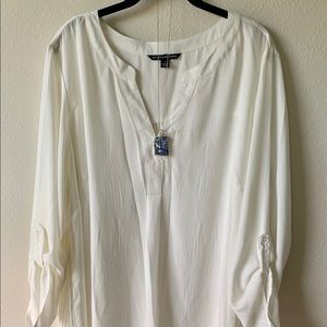 Zac and Rachel Cream 3X Top